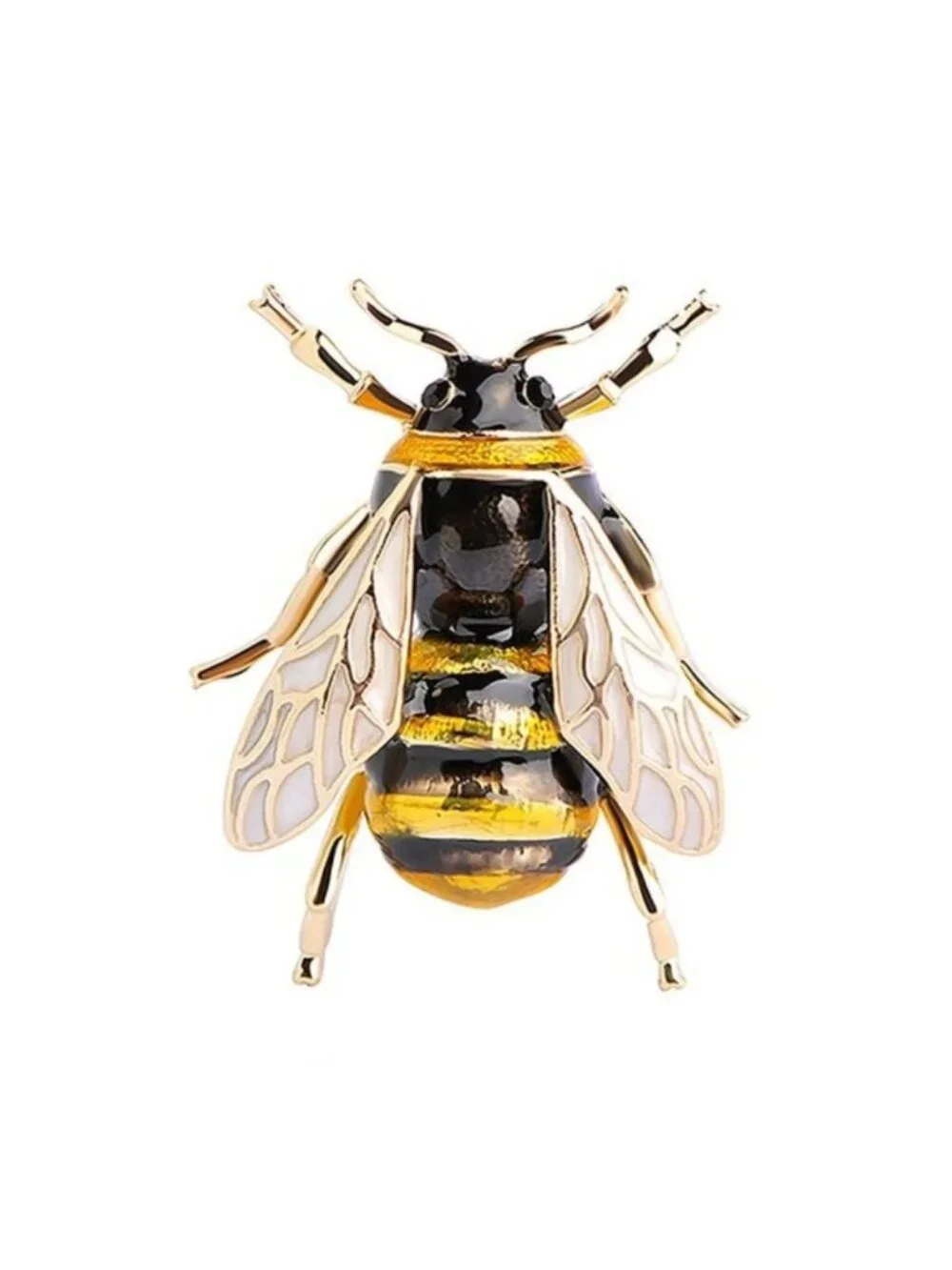 Bee Enamel Brooch Gift Jewelry Insect Pin